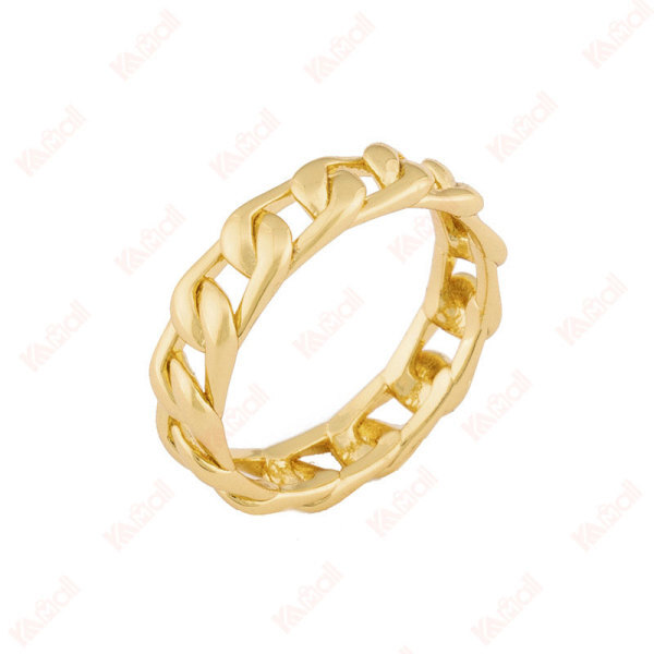 new simple chain buckle ring